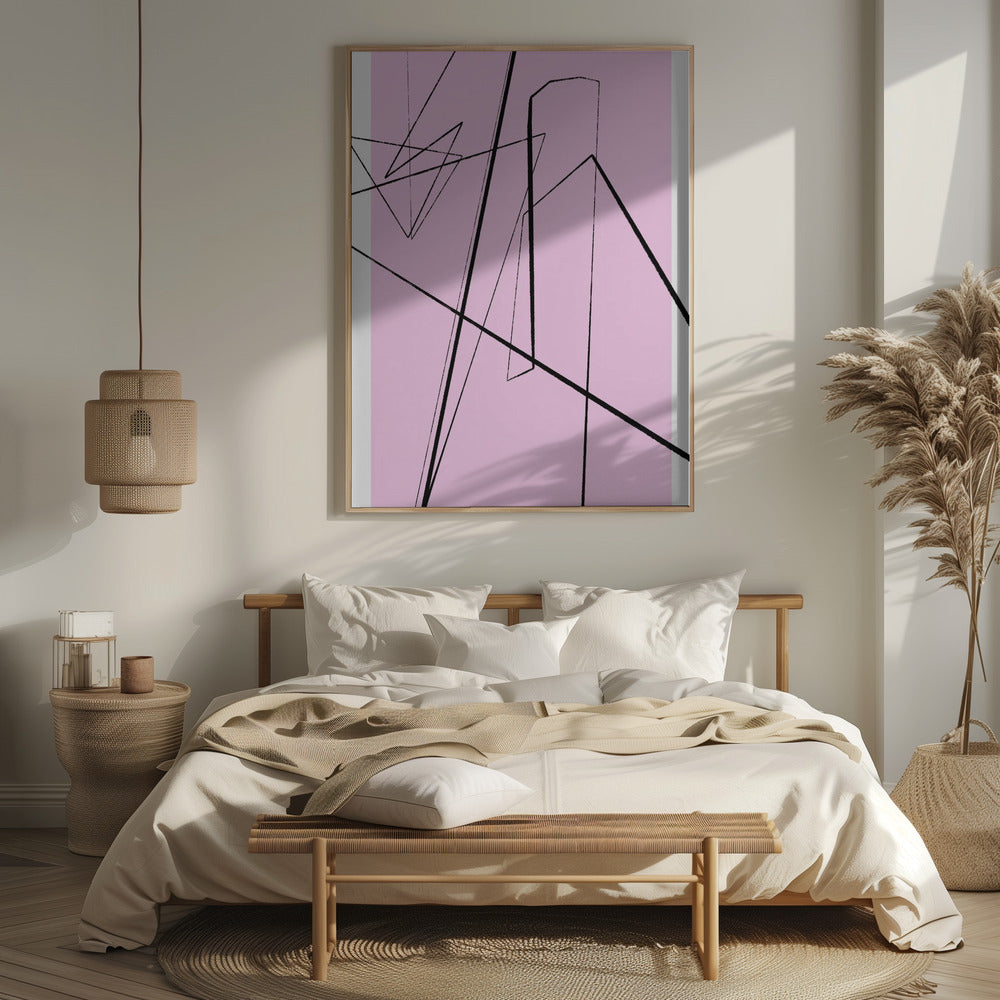 Angular Lines No 10 Poster